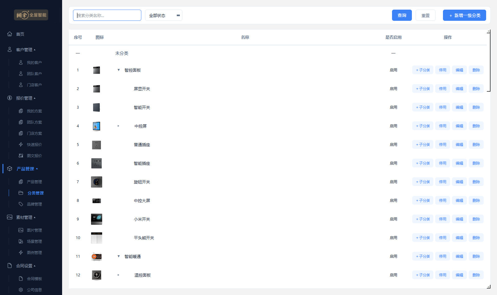 分类管理