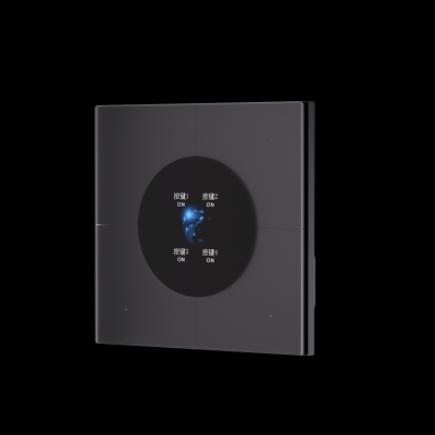 SAYSO超薄屏显四键开关mesh2.0